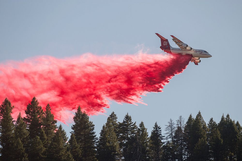 The Pioneer Fire, Boise National Forest, Idaho, 2016. Original public domain image from Flickr