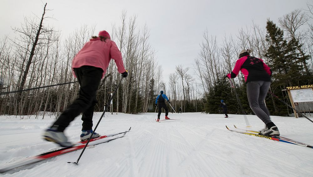 Skiers are able to perform both the skate and classic styles of cross-country skiing, day and night, in and around the…
