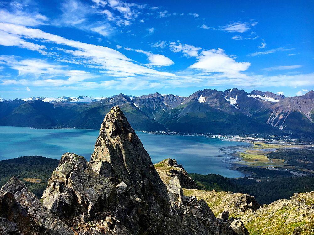 The view of Resurrection Bay from Mt. Alice, Chugach National Forest, Alaska. (Forest Service photo by Bradley Gordon).…