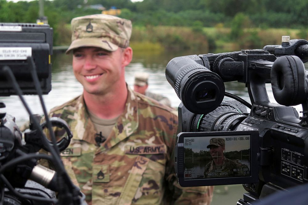 U.S. Army Staff Sgt. Samuel Green with the South Carolina Army National Guard’s 125th Multi-Role Bridge Company deployed…