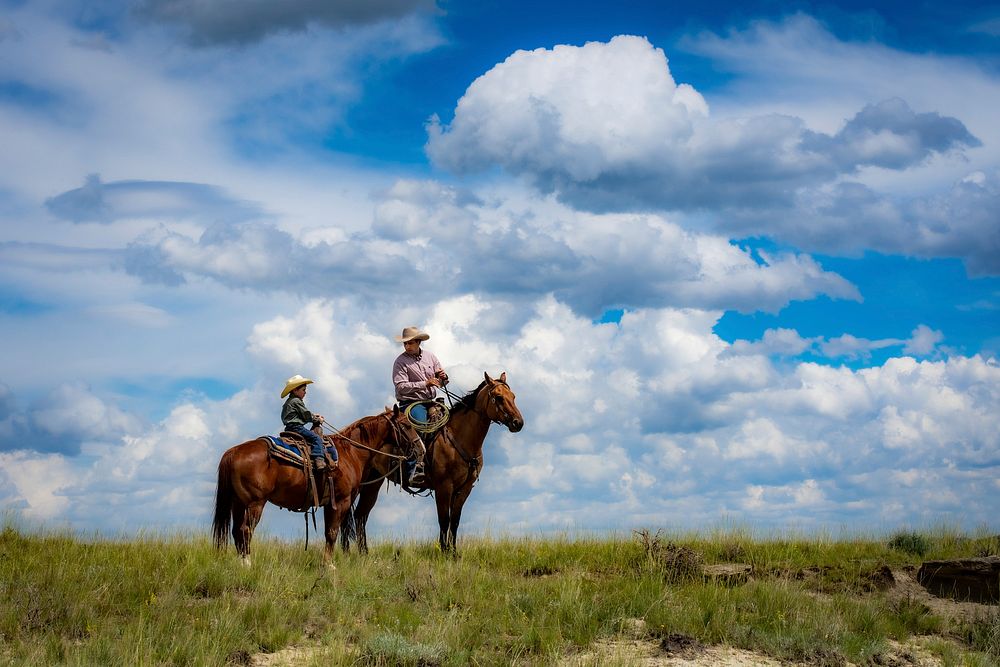 Rancher Travis Brown manages the rangeland with his kids in mind. Photo taken June 19, 2019 at the LO Cattle Company located…