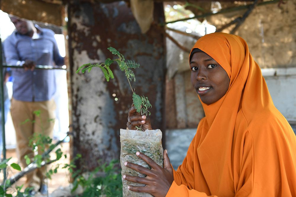 Amina Ali - 22 years old, Somali National University agriculture student, 2nd year "There are many ways to help my country…