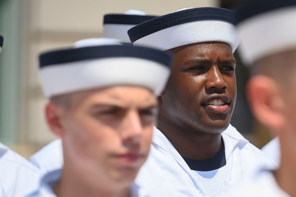 ANNAPOLIS, Md. (July 12, 2019) Midshipmen 4th Class, or plebes, from the United States Naval Academy Class of 2023 complete…
