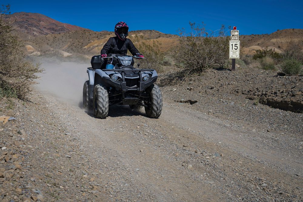 Off-Highway vehicles explore the 4x4 roads in the El Paso Unit of the BLM California Ridgecrest Field Office. Original…