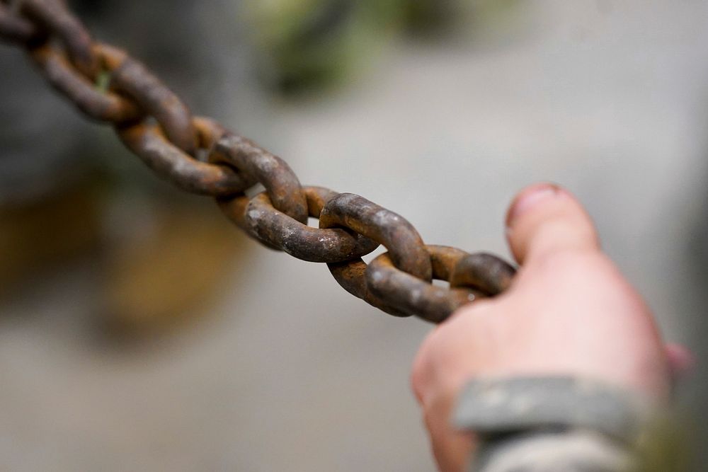 A soldier assigned to the 109th Transportation Company, 17th Combat Sustainment Support Battalion, U.S. Army Alaska, holds a…