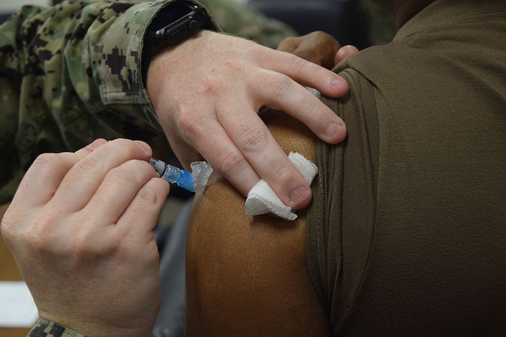 Pressing home the point - Naval Hospital Bremerton will commence providing annual influenza vaccinations sometime after…