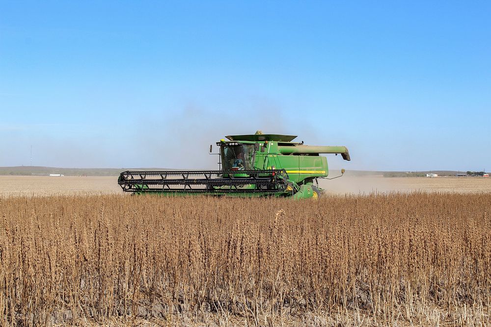 Schirmer Farms owner and operator Ernie Schirmer uses a GPS-based automatic steering system to quickly and efficiently…