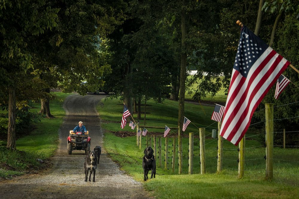 James Matheny (Army National Guard) and his wife operate Stonewall Angus LLC, in Fairplay, Md. where he markets his grass…