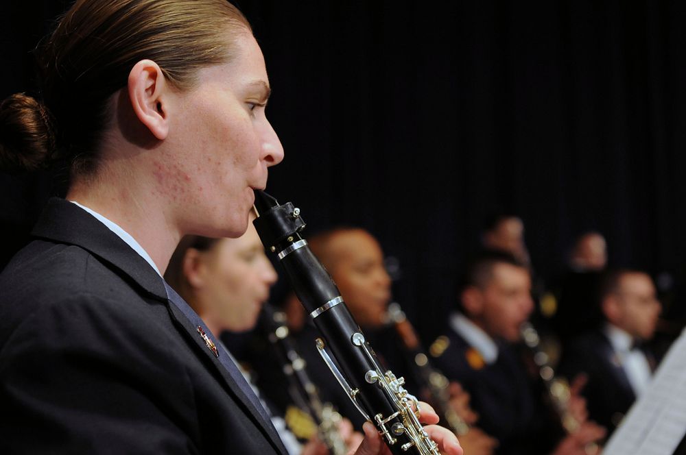 SPC DeSpears on Clarinet