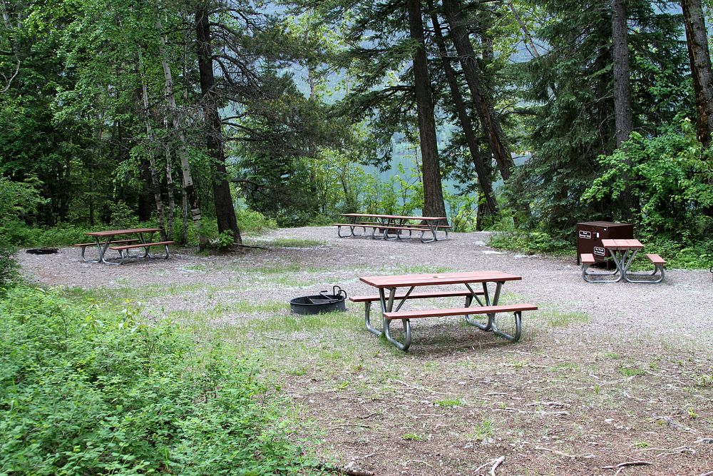 Fish Creek Picnic Area, Lake McDonald - 2 [Near the West Entrance to the park.]. Original public domain image from Flickr