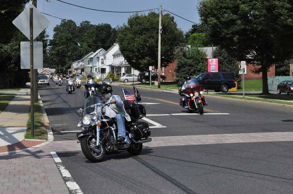 150th ENG Motorcycle escort to JBMDL (6). Original public domain image from Flickr