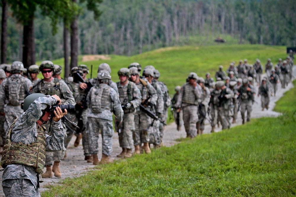 U.S. Air Force Master Sgt. Andrew Moseley documents U.S. Army Soldiers from 1-114th Infantry Regiment, 50th Infantry Brigade…