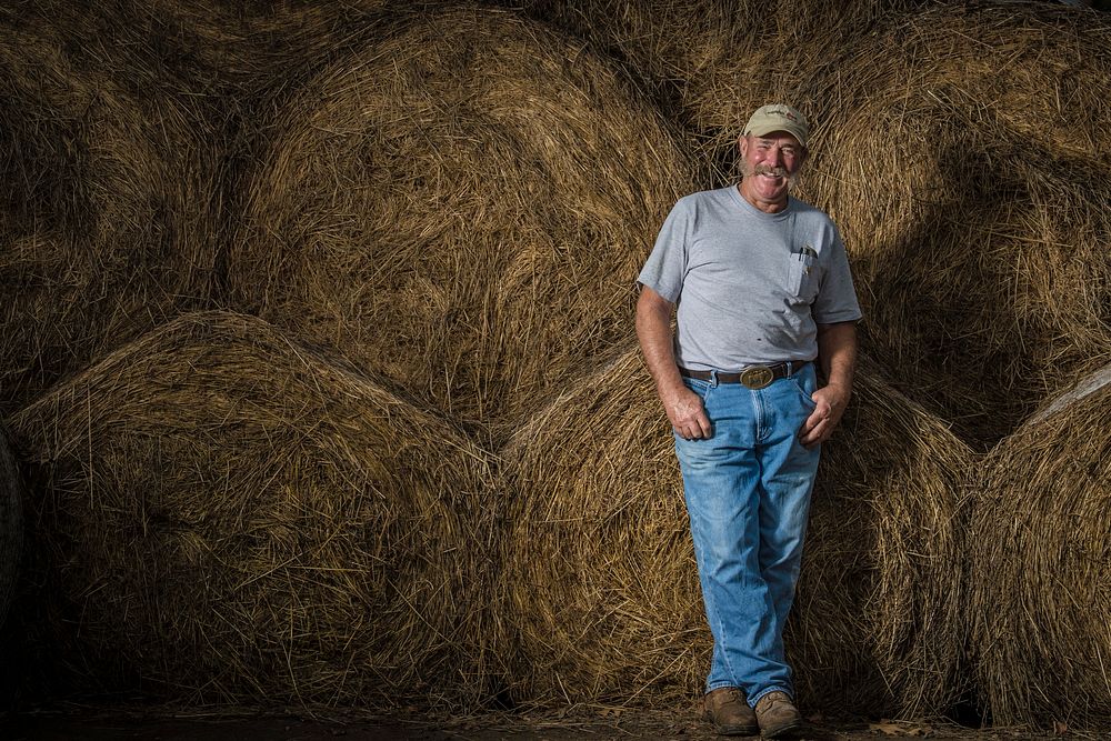 James Matheny (Army National Guard) and his wife operate Stonewall Angus LLC, in Fairplay, Md. where he markets his grass…