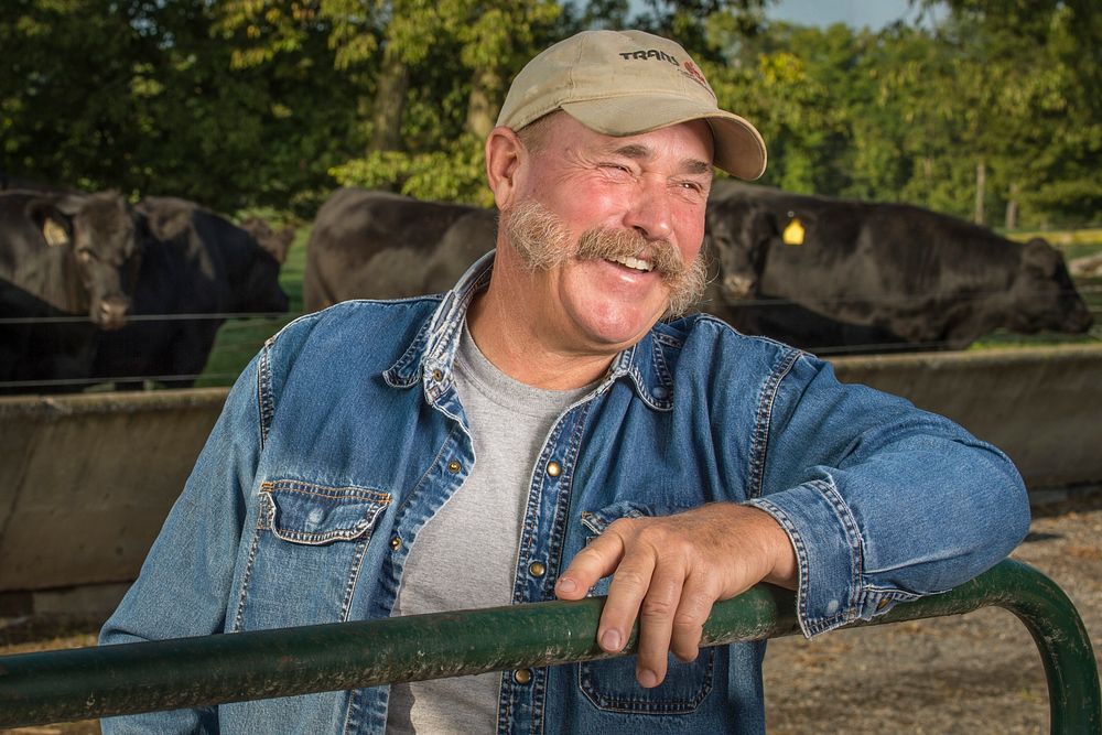James Matheny (Army National Guard) and his wife operate Stonewall Angus LLC, in Fairplay, Md. where he markets his grass…