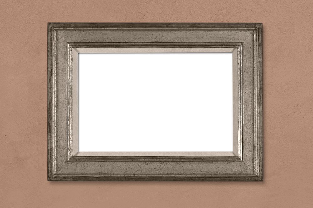 Antique picture frame mockup psd, home decor, vintage bronze design