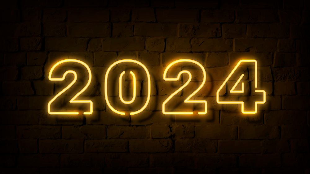 2024 Wallpaper Happy New Year Wallpaper Download Hd Stock Photo - Download  Image Now - iStock