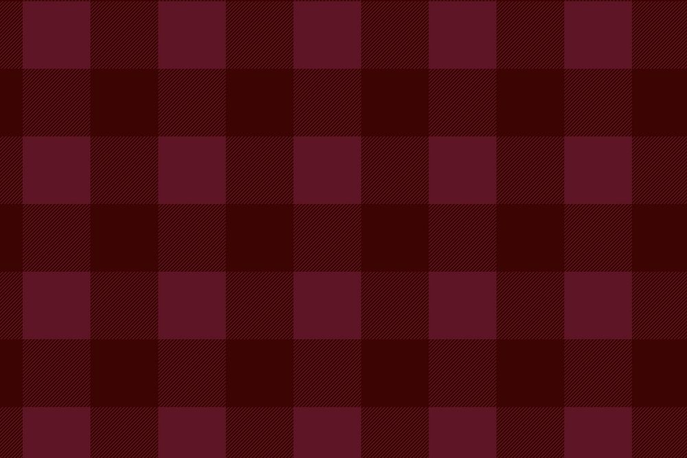 Red tartan background, traditional Scottish design vector