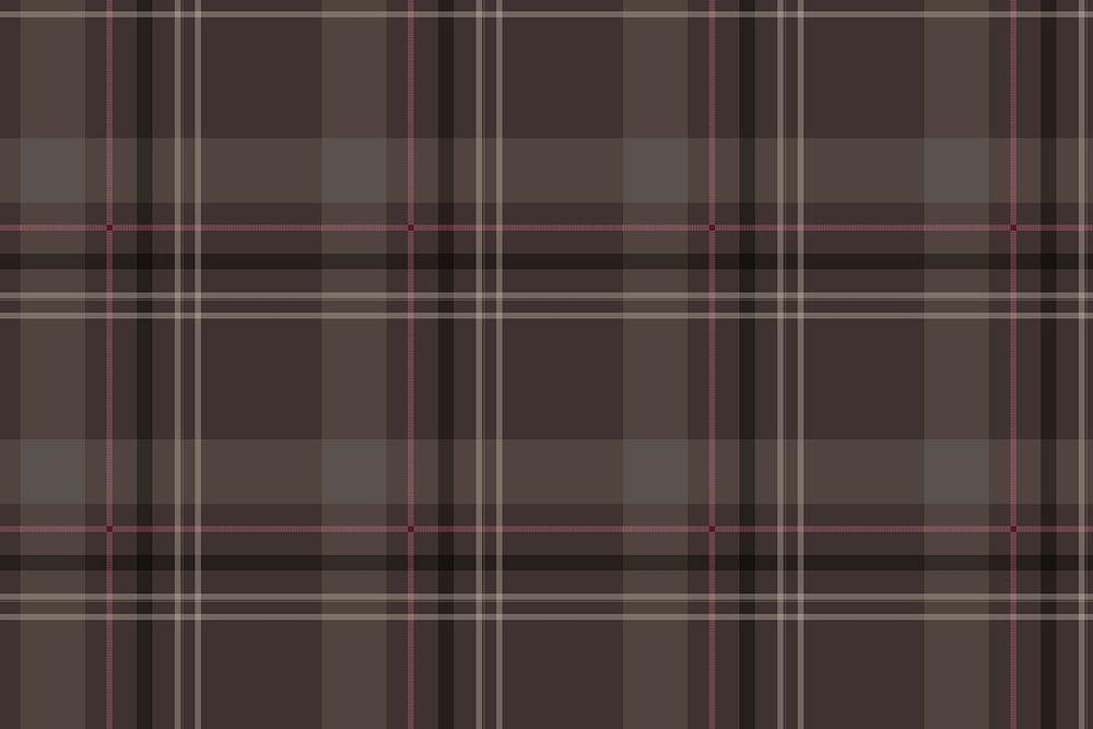 Seamless tartan background, brown abstract pattern design vector