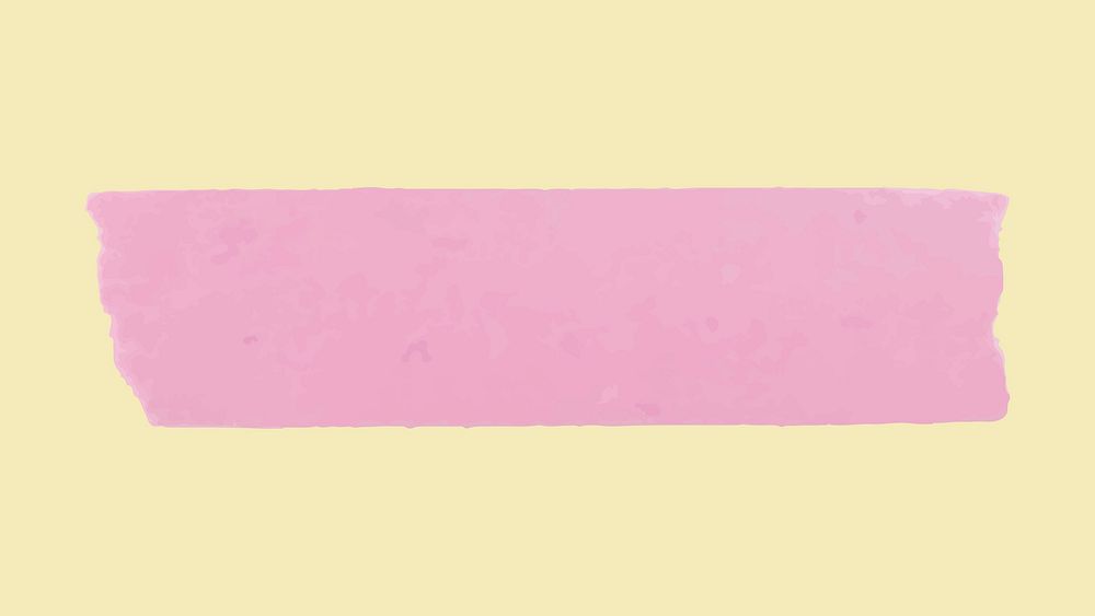 Washi tape clipart, pink diary decorative sticker psd