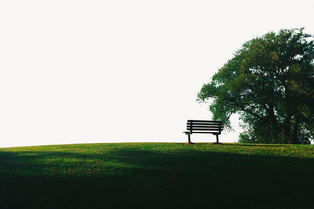 Nature background, bench green park | Free Photo - rawpixel