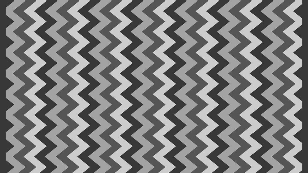 Zig zag pattern wallpaper, black and white design