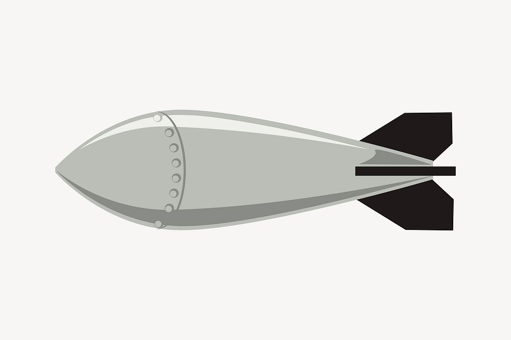 Bomb clipart, illustration vector. Free public domain CC0 image.