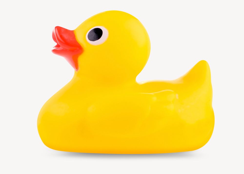 Rubber duck sticker, object image psd