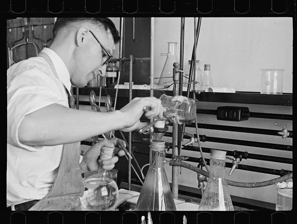 [Untitled photo, possibly related to: Laboratory, Department of Agriculture Experimental Farm, Beltsville, Maryland].…