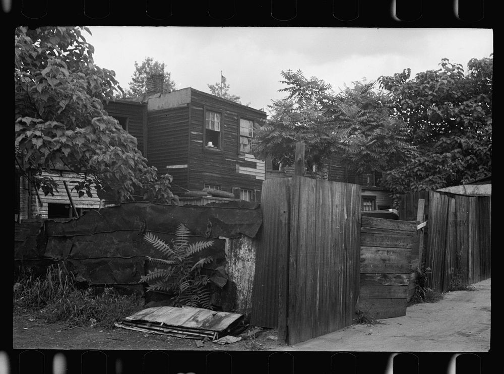 [Untitled photo, possibly related to: Front of home near Capitol, Washington, D.C. Interiors of these homes vary little. A…