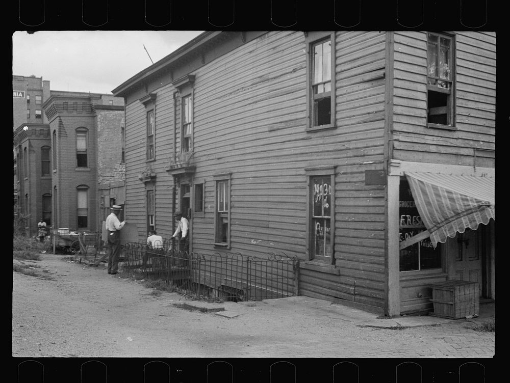 [Untitled photo, possibly related to: Houses close to Capitol, Washington, D.C. Washington has many such houses but few…