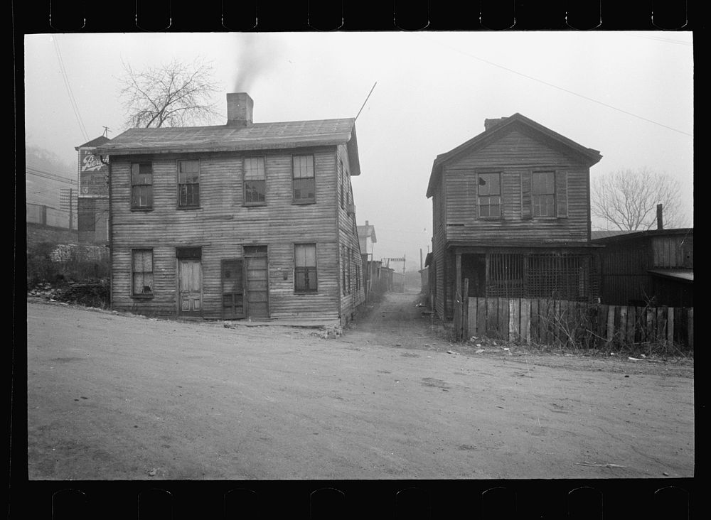 Typical squalid homes, Hamilton County, Ohio. Sourced from the Library of Congress.