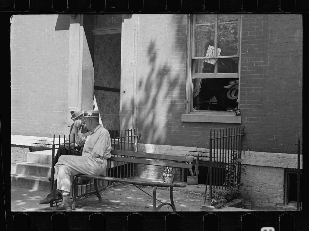 [Untitled photo, possibly related to: Furnished rooms to rent. Typical house which faces government clerk in his search for…