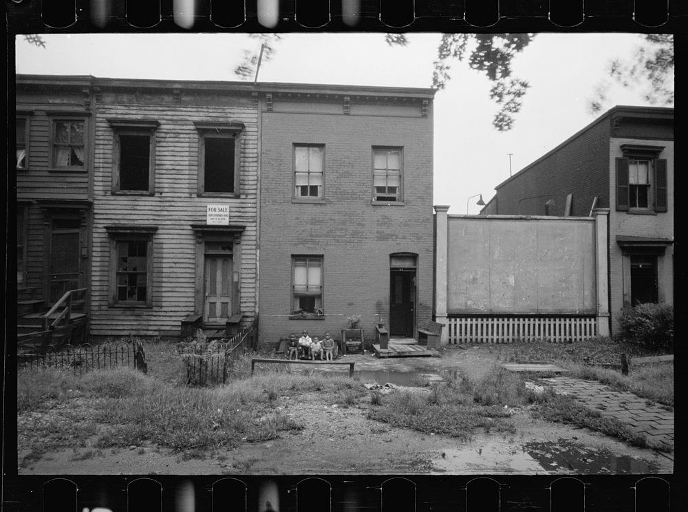 Houses on Massachusetts Avenue near Union Station, Washington, D.C.. Sourced from the Library of Congress.