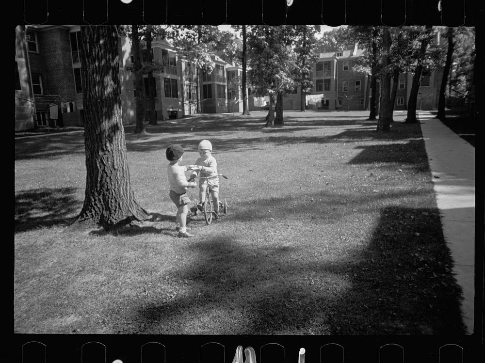 [Untitled photo, possibly related to: Washington's more healthy children, Washington, D.C. Living at an apartment owned by…