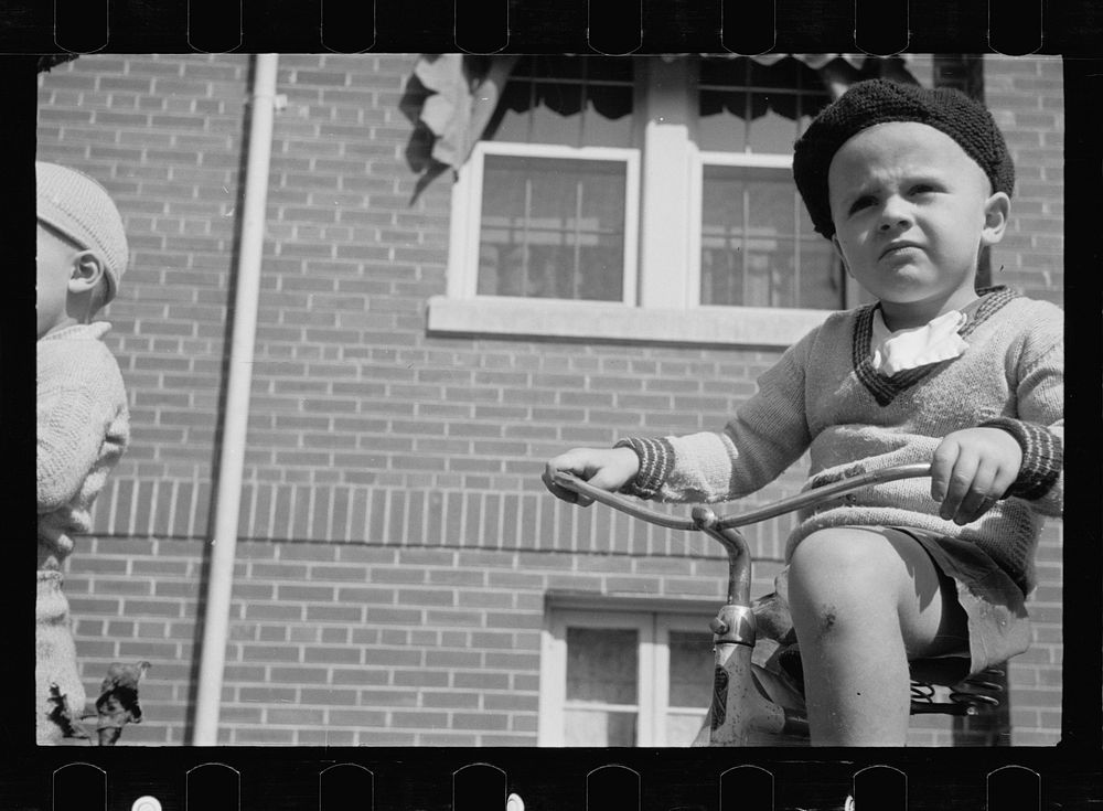 [Untitled photo, possibly related to: Washington's more healthy children, Washington, D.C. Living at an apartment owned by…