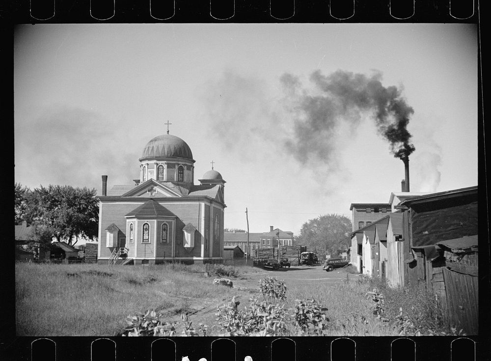 Greek Orthodox Church, Pine Street, Amoskeag, Manchester, New Hampshire. Sourced from the Library of Congress.