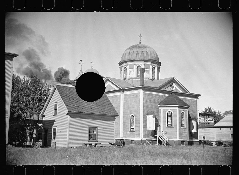 [Untitled photo, possibly related to: Greek Orthodox Church, Pine Street, Amoskeag, Manchester, New Hampshire]. Sourced from…