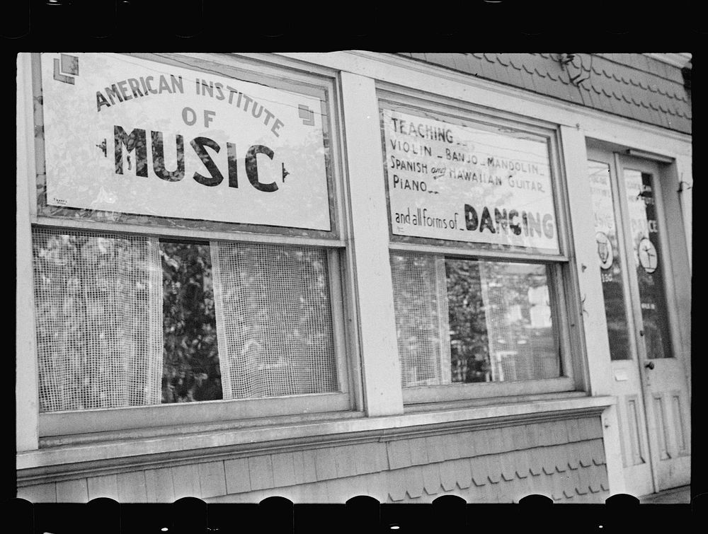 American Institute of Music, Newport News, Virginia. Sourced from the Library of Congress.