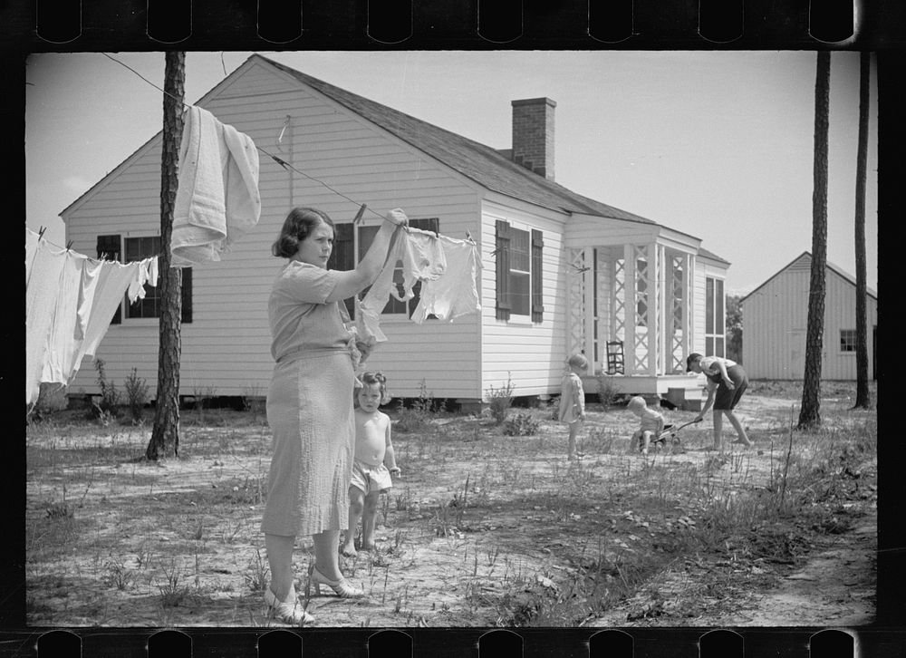 [Untitled photo, possibly related to: One of the homesteads, Penderlea, North Carolina]. Sourced from the Library of…