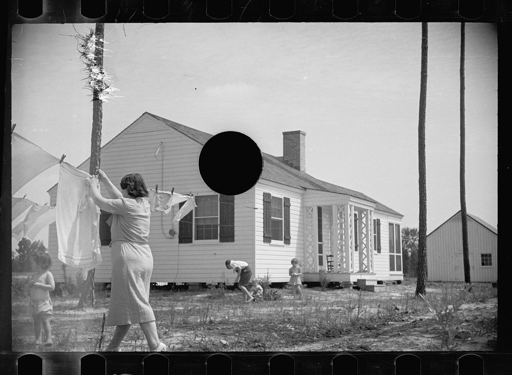 [Untitled photo, possibly related to: One of the homesteads, Penderlea, North Carolina]. Sourced from the Library of…
