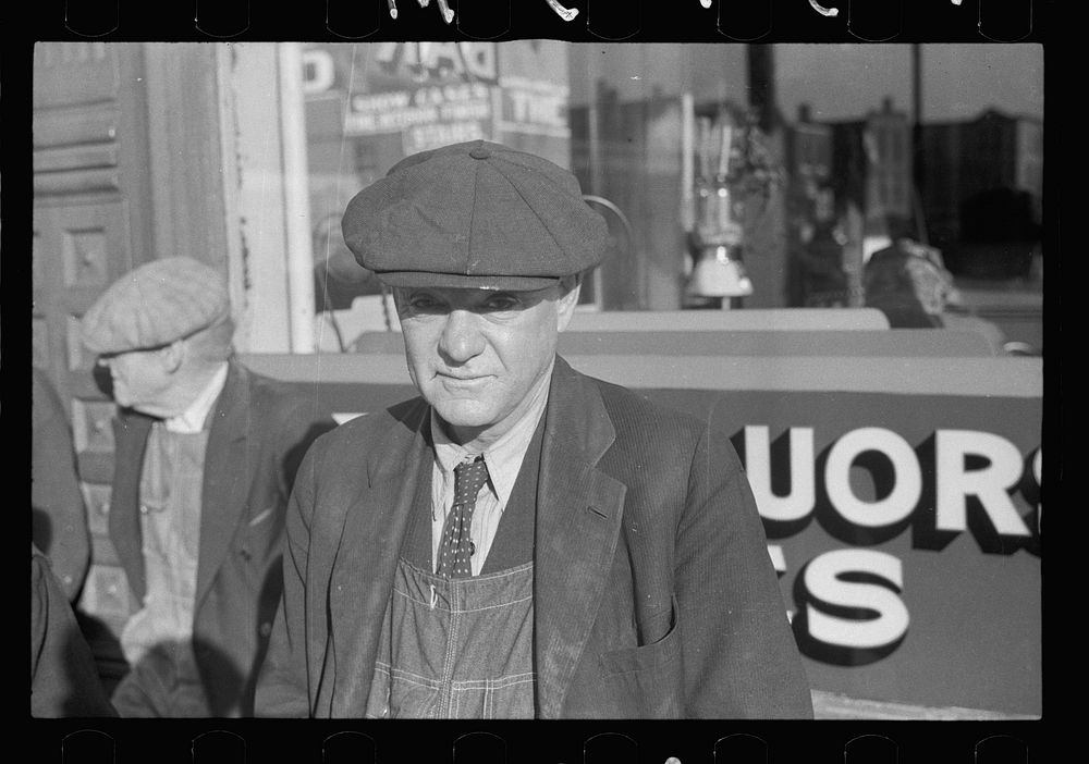 Former fireman on the Union Pacific, now unemployed, Omaha, Nebraska. Sourced from the Library of Congress.