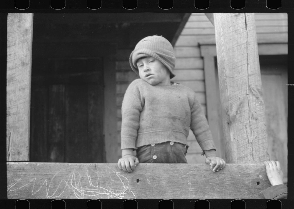 Coal miner's son, Kempton, West Virginia. Sourced from the Library of Congress.
