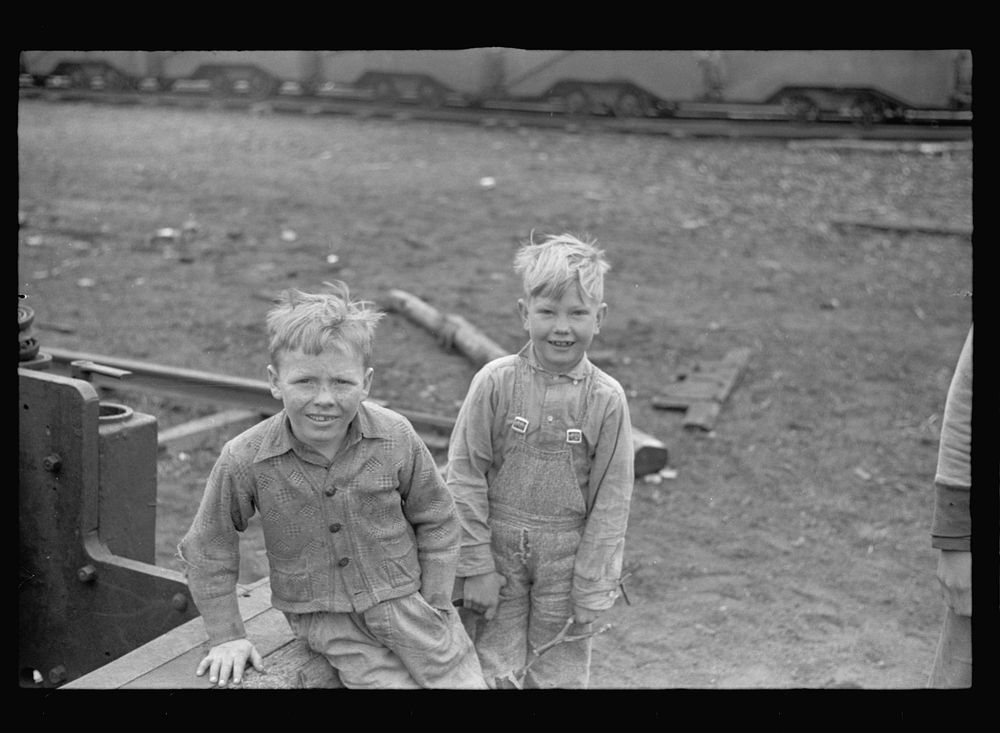 [Untitled photo, possibly related to: Schoolboys in coal town, Kempton, West Virginia]. Sourced from the Library of Congress.