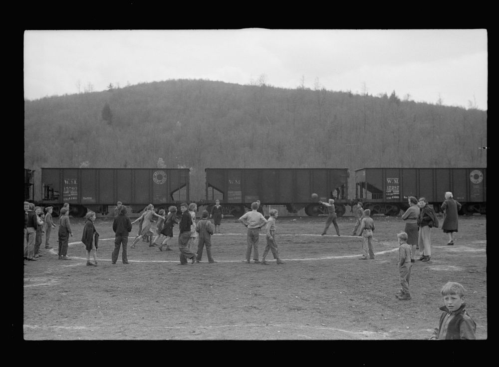 Playground, Kempton, West Virginia. Sourced from the Library of Congress.