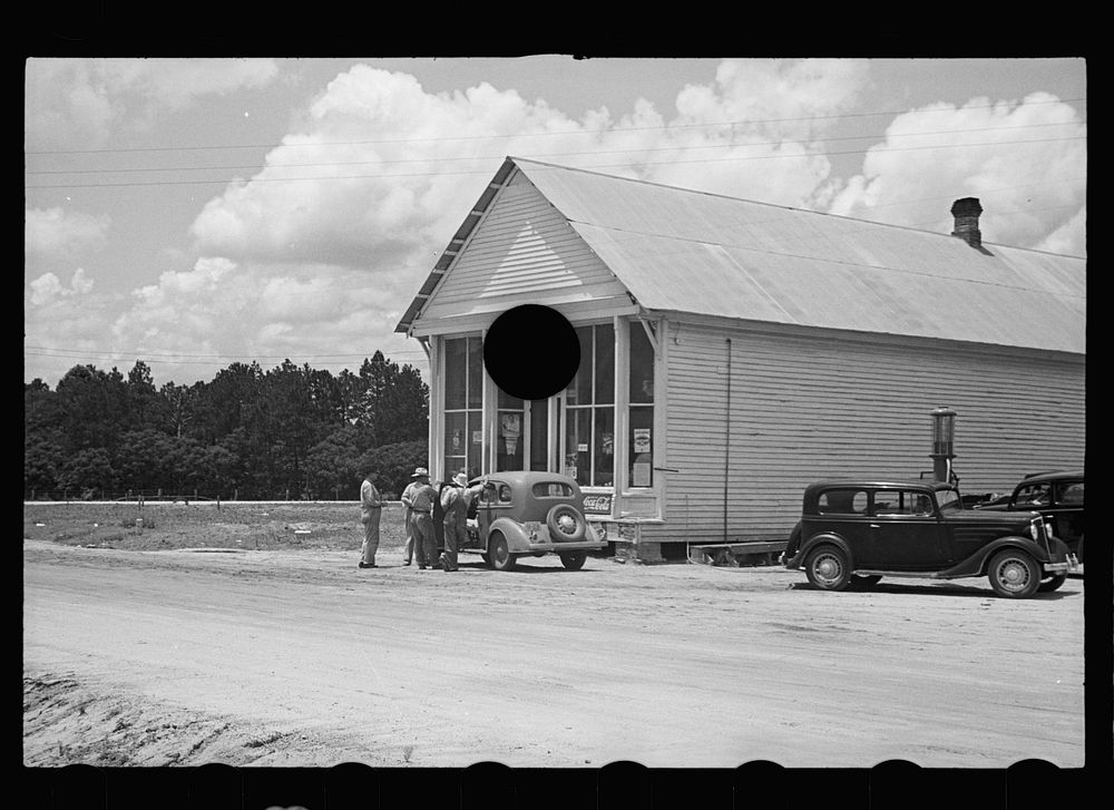 [Untitled photo, possibly related to: Cooperative store at Irwinville Farms, Georgia]. Sourced from the Library of Congress.