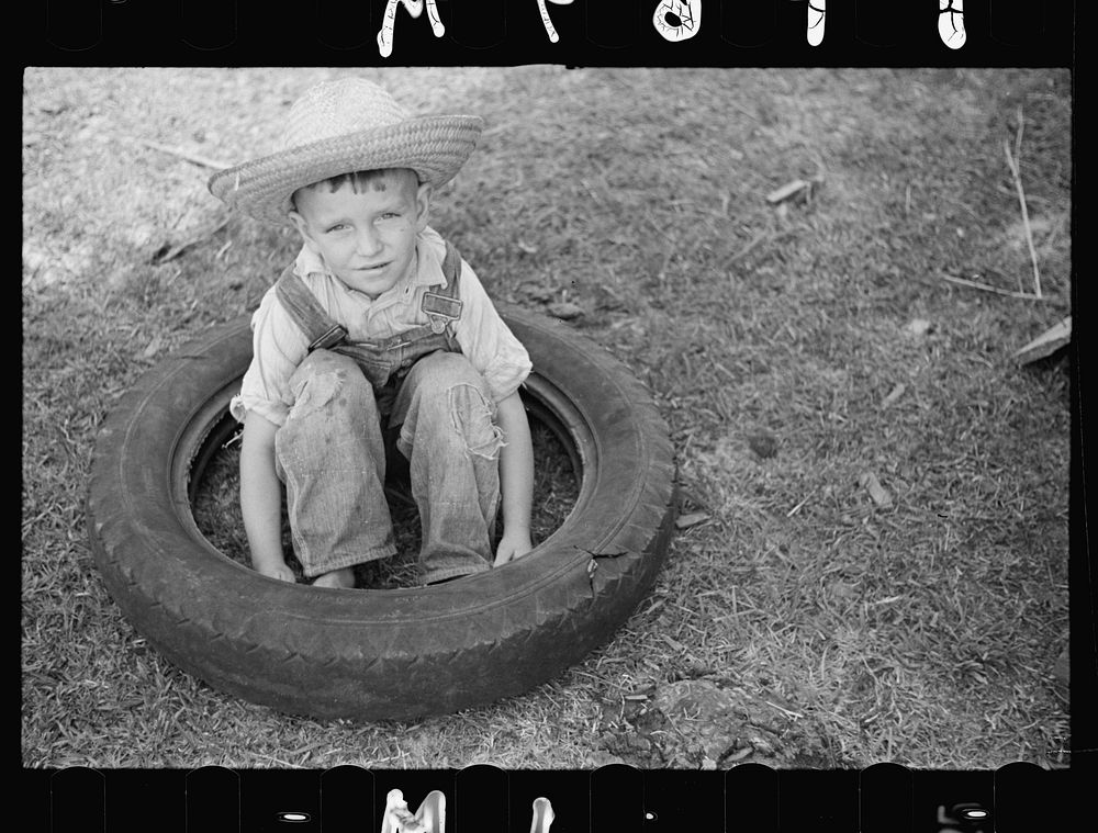 Farm boy. Irwinville Farms, Georgia. Sourced from the Library of Congress.