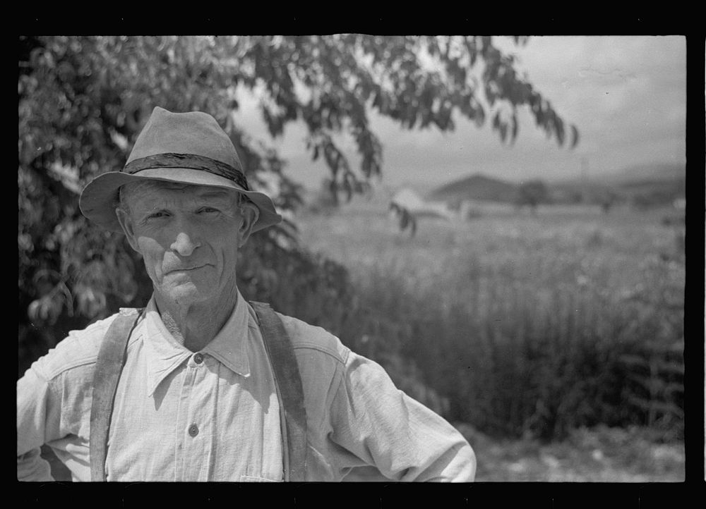 Homesteader, Tygart Valley Homesteads, West Virginia. Sourced from the Library of Congress.