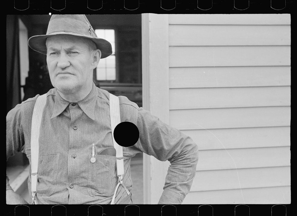 [Untitled photo, possibly related to: Manager of wood working plant at Tygart Valley Homesteads, West Virginia]. Sourced…