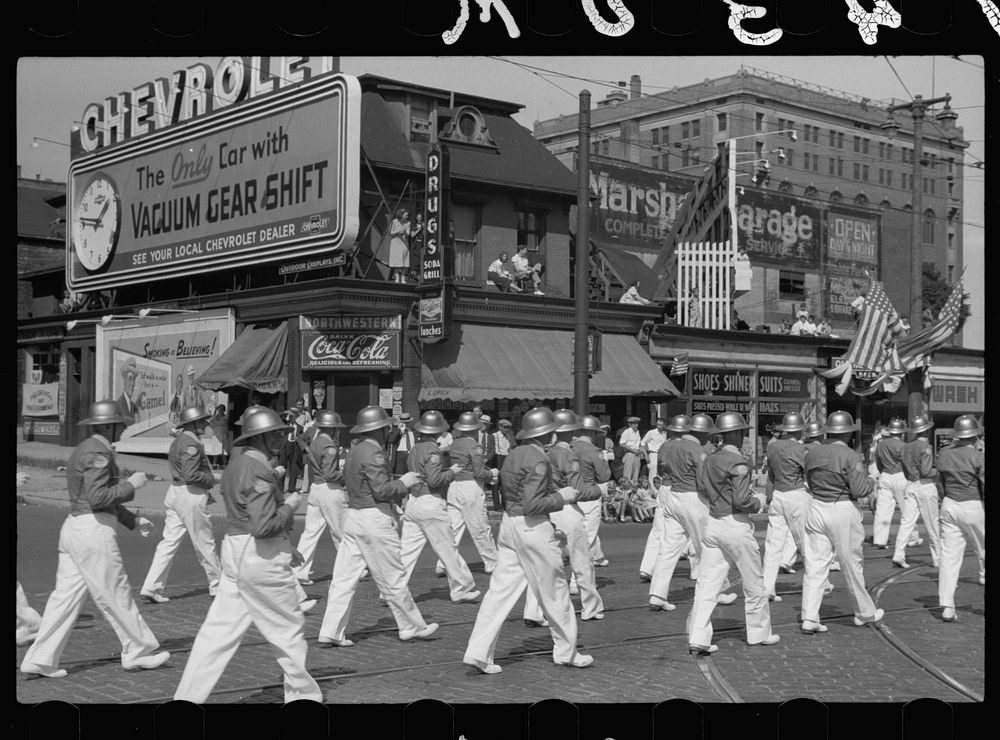 Parade, Letter Carriers Convention, Milwaukee, Wisconsin. Sourced from the Library of Congress.