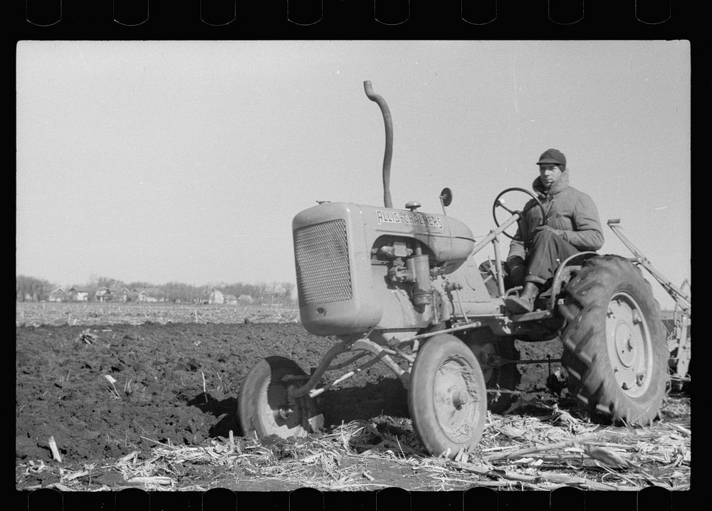 [Untitled photo, possibly related to: Fresh plowed land, Greene County, Iowa]. Sourced from the Library of Congress.